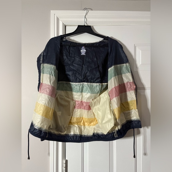 K-Way The Bay Stripes Windbreaker Adult S Used - Picture 3 of 12